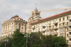 Stalinbauten am Cherschaschtschik
