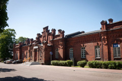 Verwaister Bahnhof in Suwalki