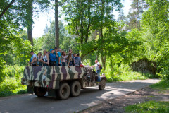 Touristennepp in der Wolfsschanze