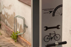 Fahrradstation in Czerwony Folwark