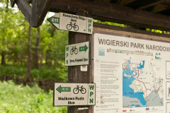 Wegweiser in Wigry